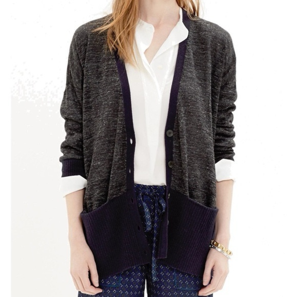 MADEWELL YARNMIX CARDIGAN MEDIUM WOOL ALPACA BLEND Size XS - Picture 2 of 8